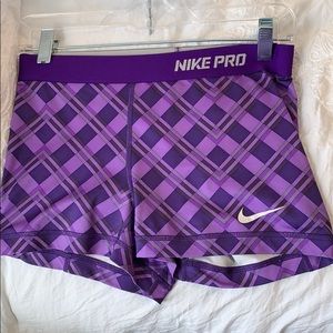 gently used purple nike pros!